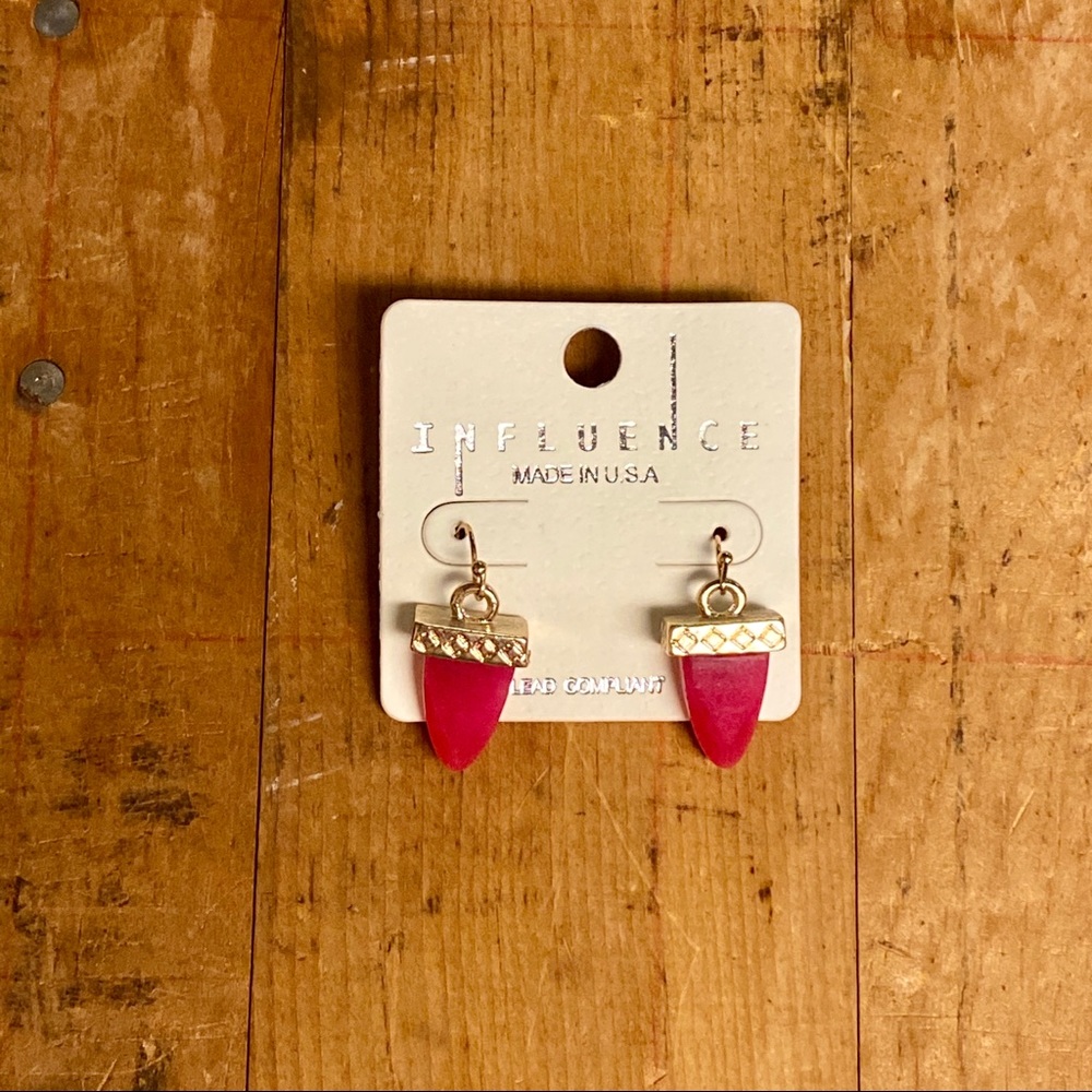 NWT Spike Drop Earrings